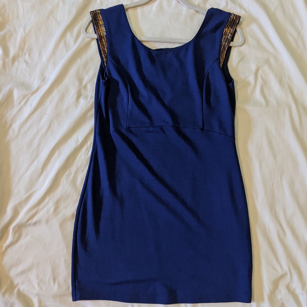 Royal blue dress